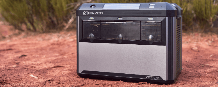 Goal Zero Yeti 1500 sixth-generation portable power station outdoors